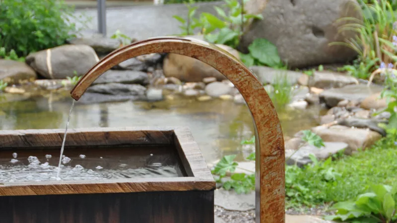 Badebrunnen mit Speier